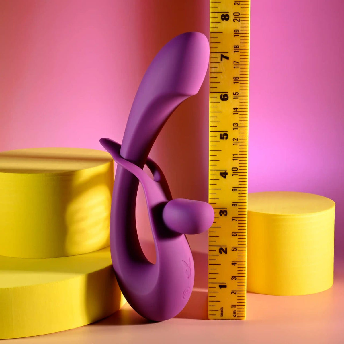 Playboy - Cha Cha Slide Adjustable Rechargeable Rabbit Vibrator (Purple) PLB1030 CherryAffairs