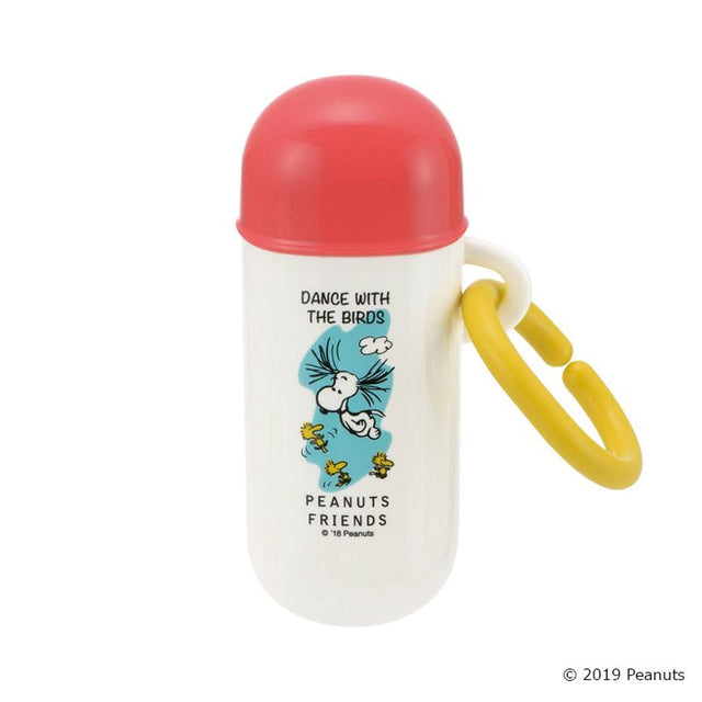 Richell - Vintage Snoopy Peanut Collection Baby Senbei Snack Case Tube    Baby Snack Box