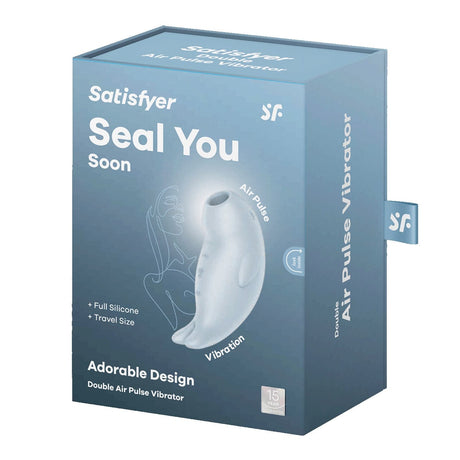 Satisfyer - Seal You Soon Clitoral Air Stimulator (Blue) STF1333 CherryAffairs