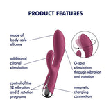 Satisfyer - Spinning Rabbit 1 Rotating Rabbit Vibrator CherryAffairs
