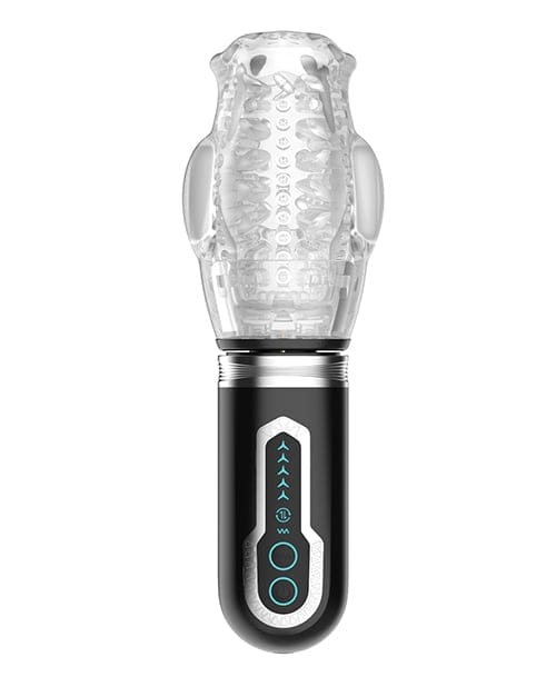 Secwell - Thrusting, Rotating & Vibrating Oral Masturbator (Black)