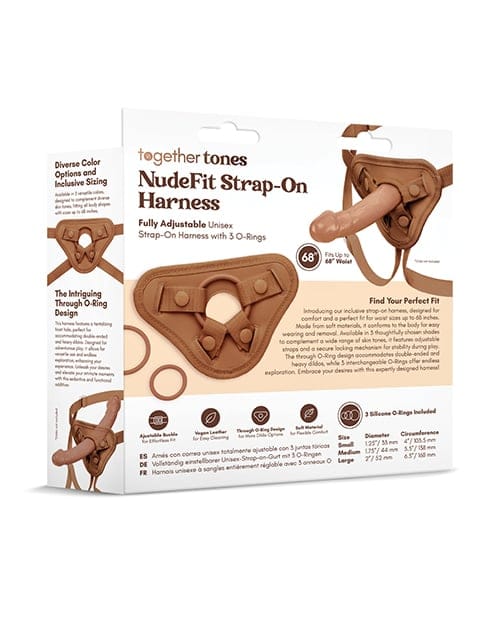 Together - NudeFit Fully Adjustable Strap-On Harness CherryAffairs
