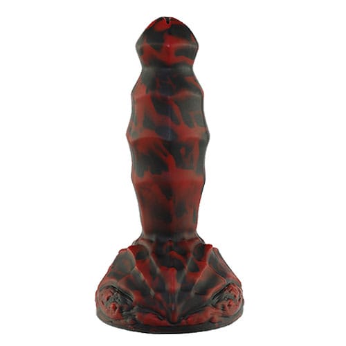 Dildo Cangkir Hisap Silikon Fantasi Tomax - Dark Dragon Slim Evil (Merah)