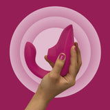 Womanizer - Blend The Original Clitoral Clit Stimulator with G Spot Dildo CherryAffairs