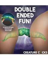 XR Brands - Creature Cocks Dual Kraken Silicone Double Dildo (Green) XR1107 CherryAffairs