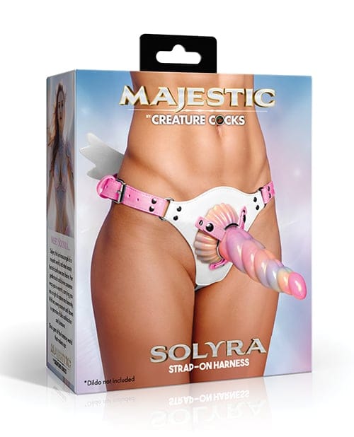 XR Brands - Harness Strap-On Majestic Solyra (Merah muda)