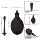 California Exotics - COLT Mega Ass Anal Douche Cleanser (Black)    Anal Douche (Non Vibration)