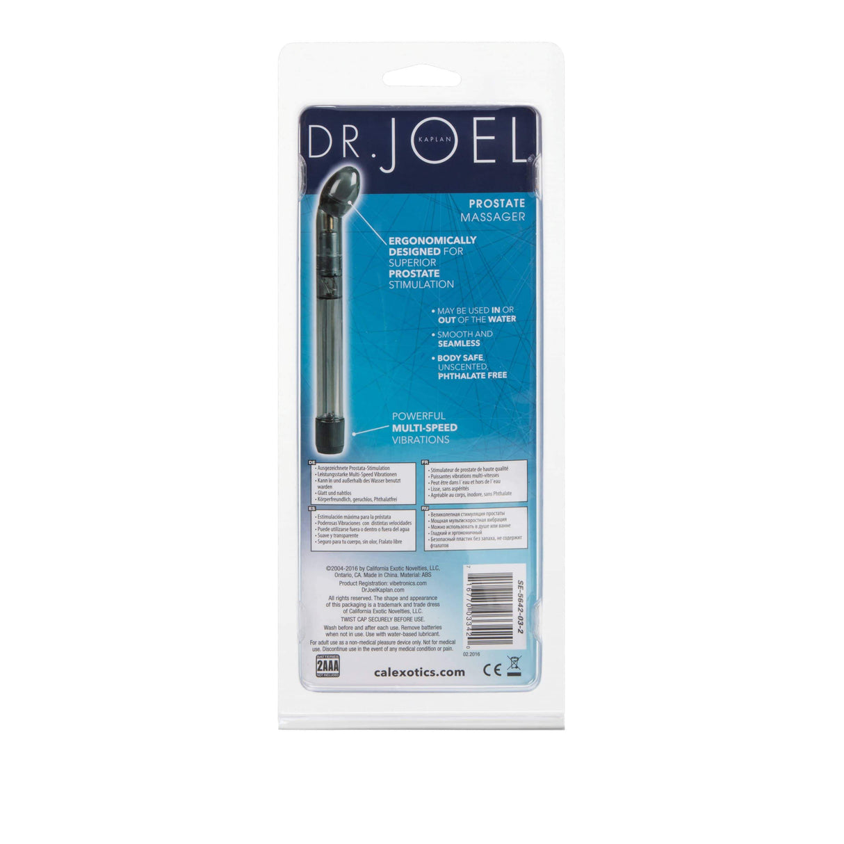 California Exotics - Dr Joel Kaplan Prostate Massager (Black) CE1846 CherryAffairs