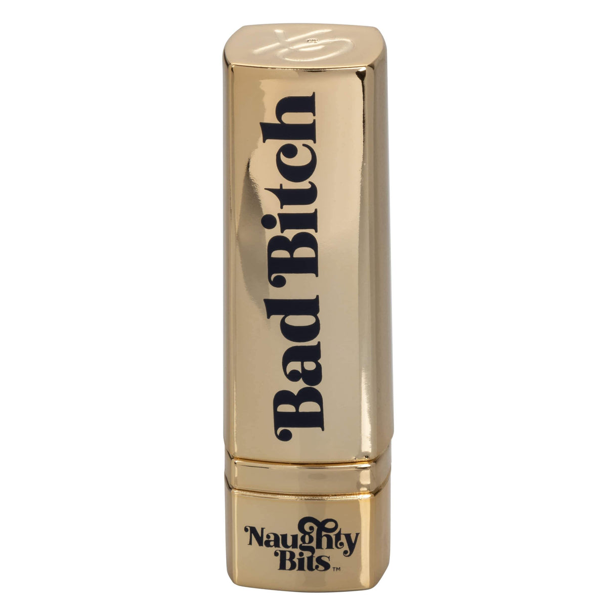 California Exotics - Naughty Bits Bad Bitch Discreet Lipstick Vibrator (Gold)    Discreet Toys