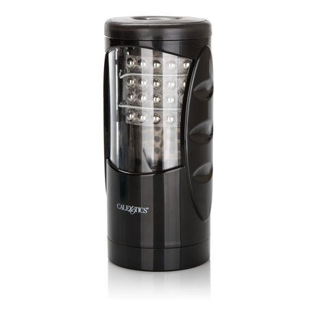 California Exotics - Optimum Power Ultimate Power Stroker Beaded Masturbator (Black) CE1616 CherryAffairs