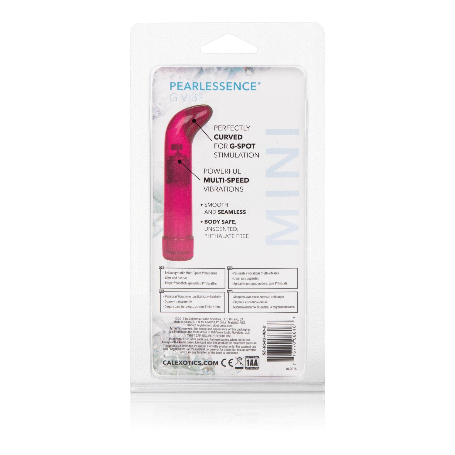 California Exotics - Pearlessence G Vibe Mini Vibrator CherryAffairs