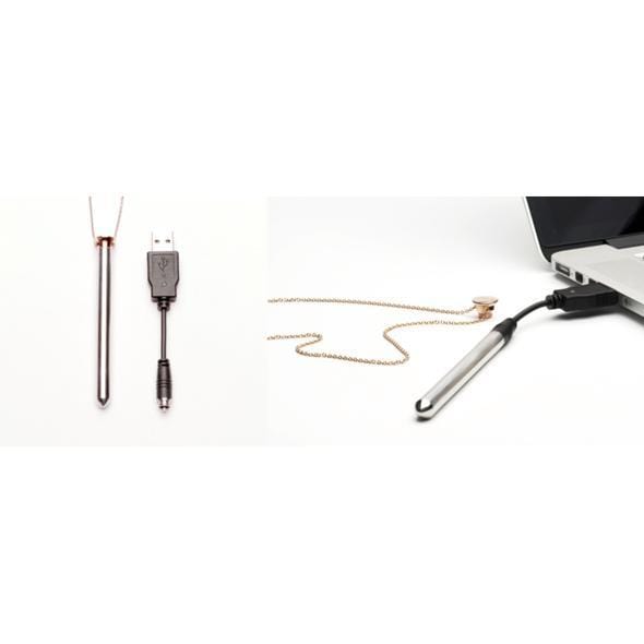 Crave - Vesper Vibrator Necklace - CherryAffairs.sg