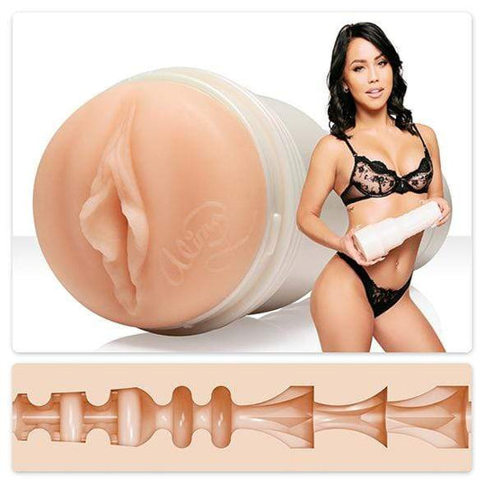 Fleshlight - Fleshlight Girls Alina Lopez Lotus Masturbator (Merah Muda)