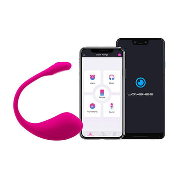 Lovense - Lush 2 Vibrator Telur Peluru yang Dikendalikan dengan Aplikasi (Merah Muda)