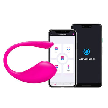 Lovense - Lush 3 Vibrator Telur Peluru yang Dikendalikan dengan Aplikasi (Merah Muda)