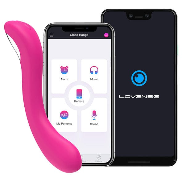 Lovense - Osci 2 Vibrator Titik G yang Dikendalikan dengan Aplikasi (Merah Muda)