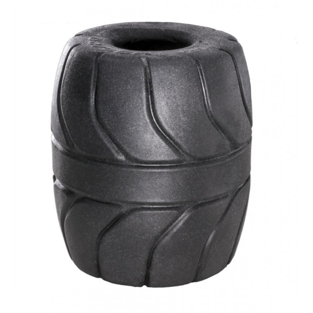 Perfect Fit - Silaskin Ball Stretcher Cock Ring 2.0" (Black) - CherryAffairs.sg