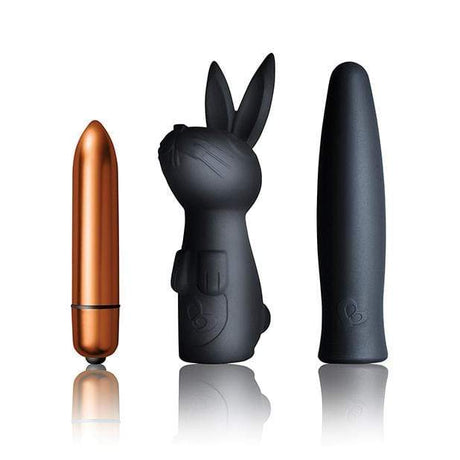 RocksOff - Silhouette Dark Desires Vibrator Kit (Gold) RO1065 CherryAffairs
