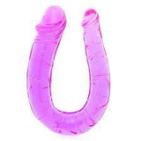 Seven Creations - Double Mini Twin Head Jelly Dong (Lavender) - CherryAffairs.sg