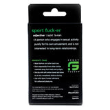 Sport F*cker - Chubby Glow In The Dark Cock Ring (Yellow) SPF1003 CherryAffairs
