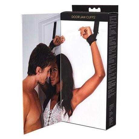 Sportsheets - Door Jam Cuffs (Black) SS1046 CherryAffairs