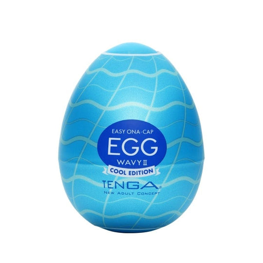 Tenga - Masturbator Telur Bergelombang 2 Edisi Keren (Biru)