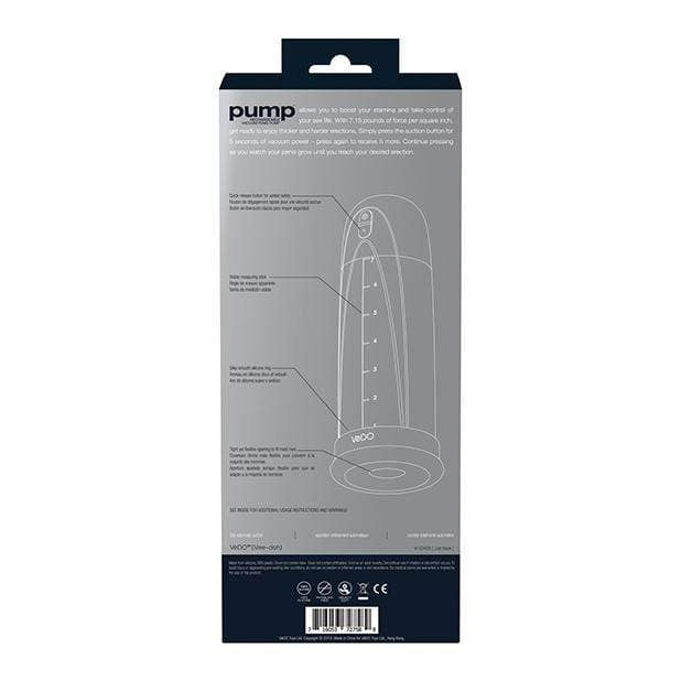 VeDO - Pump Rechargeable Vacuum Penis Pump (Just Black) VD1126 CherryAffairs